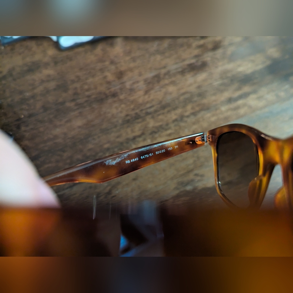Ray-Ban Tortoise Shell Sunglasses - Picture 2 of 6